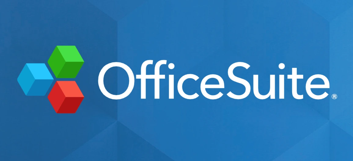 OfficeSuite logo on a blue background